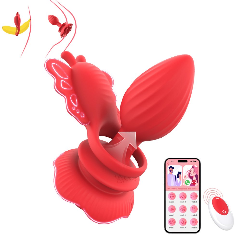 Anal vibrator-Split type Liquid silicone adult toys original oem/odm factory - Image 2